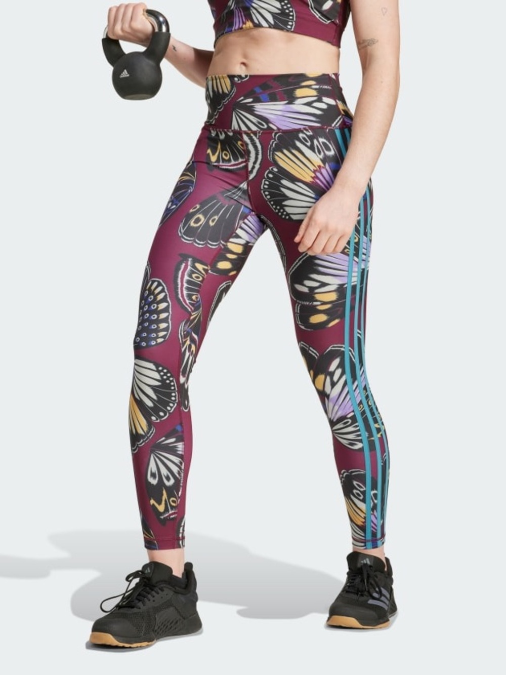 ADIDAS x FARM RIO 7/8 Leggings Size XS NWT